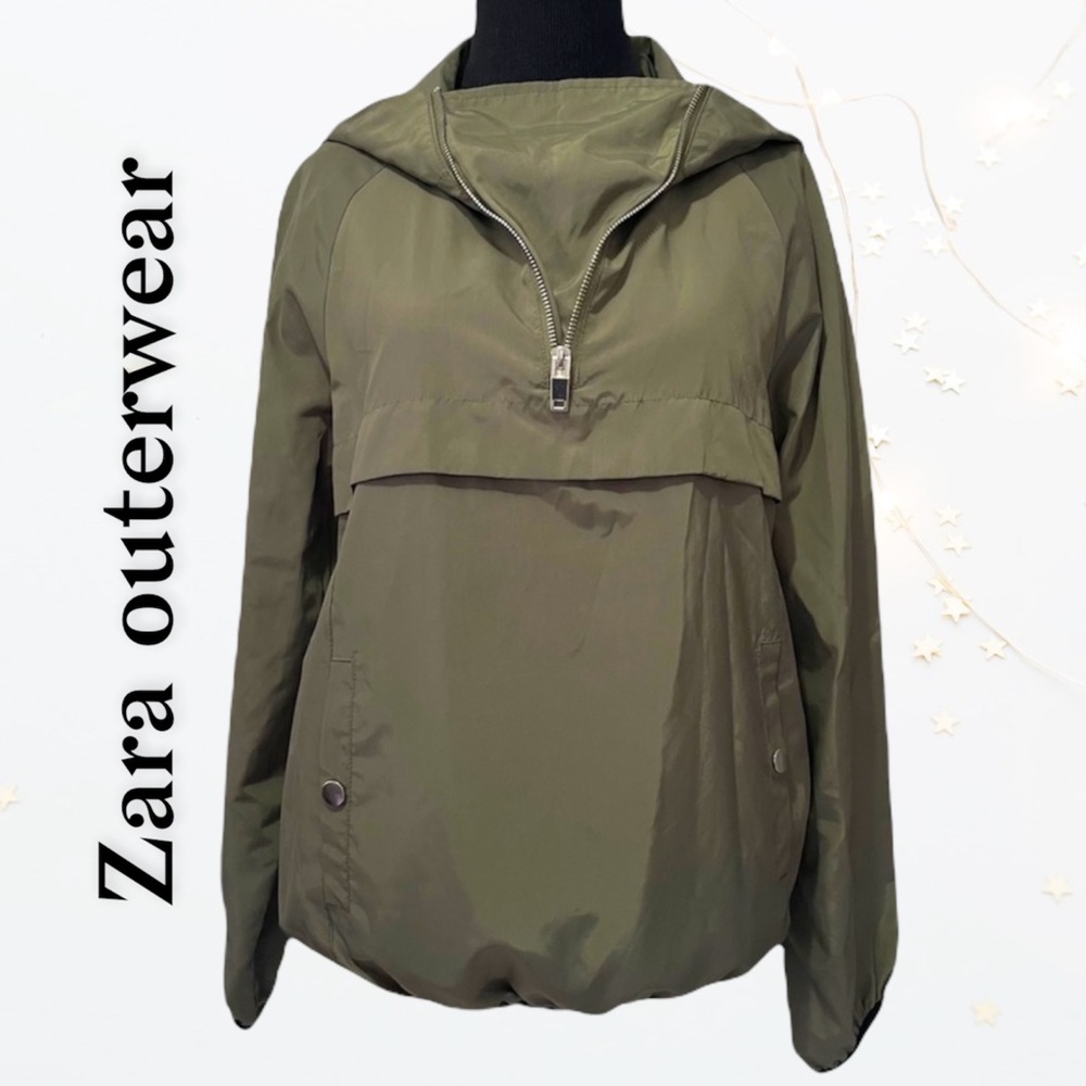 💚 Zara Outerwear sweater jacket  size S